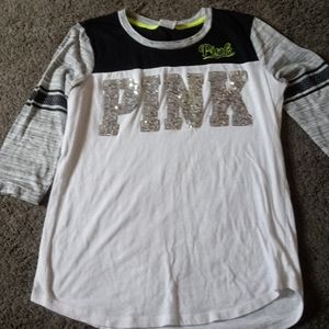 PINK bling tee
